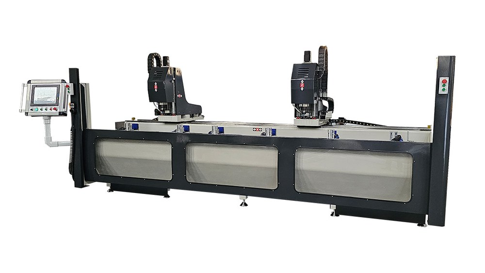 CNC 3축 2헤드 루터 가공기 WTMD-CC-1X1-6000