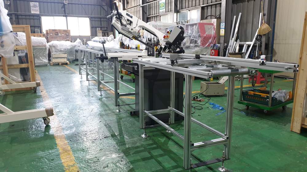 롤러다이를 붙인 RF-270s 절단 라인 (롤러다이 별도 판매)