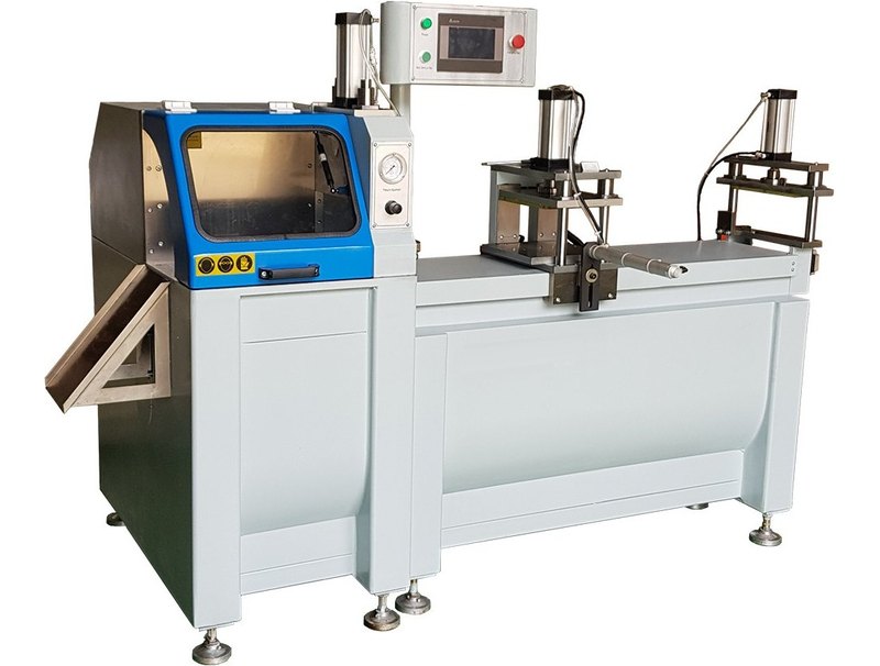 WTMM-CNC-450(500) — 자동연속 절단기 · 코너 커넥터 대량 절단