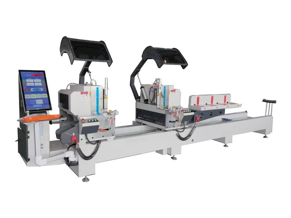 WTMM-CNC-500X4200 2헤드 CNC 양면 절단기 (45° 외측 · 90°)