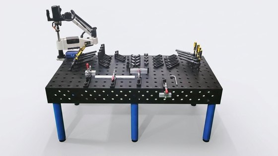 흑착색 3D 주철 용접정반