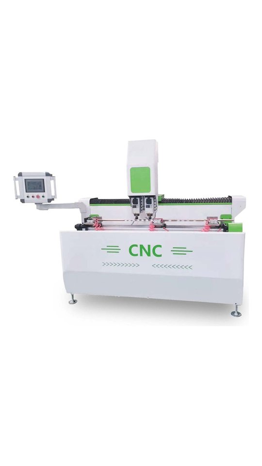 알루미늄 진열장 대칭 피스홀 · 경첩 가공 — 2헤드 CNC 루터기 계열 · 창호종합기계 유튜브