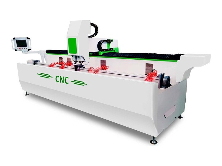 진열장 경첩 홀 CNC 가공 — WTMM-CNC-C2500 · 창호종합기계 유튜브